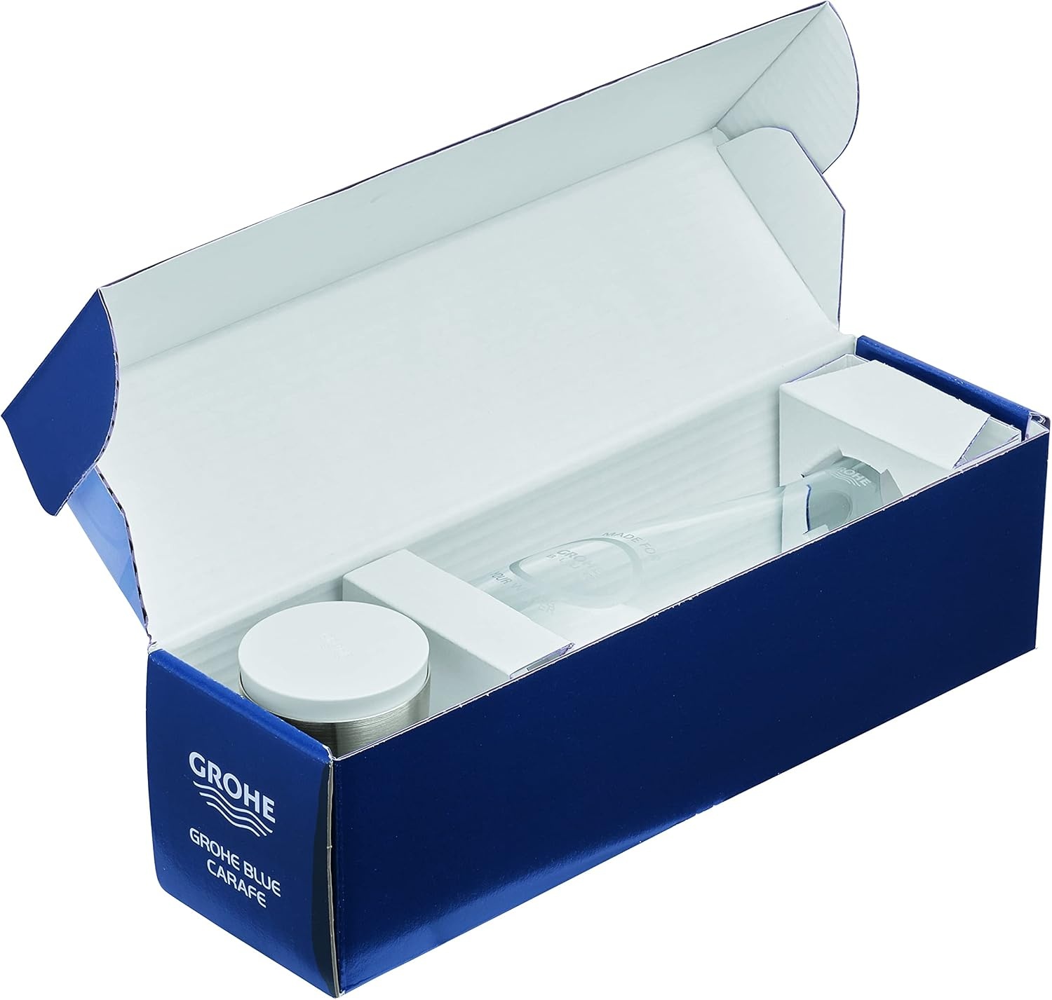 Glazen Waterkaraf 1L met RVS Deksel - 33% Korting