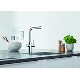 Glazen Waterkaraf 1L met RVS Deksel - 33% Korting