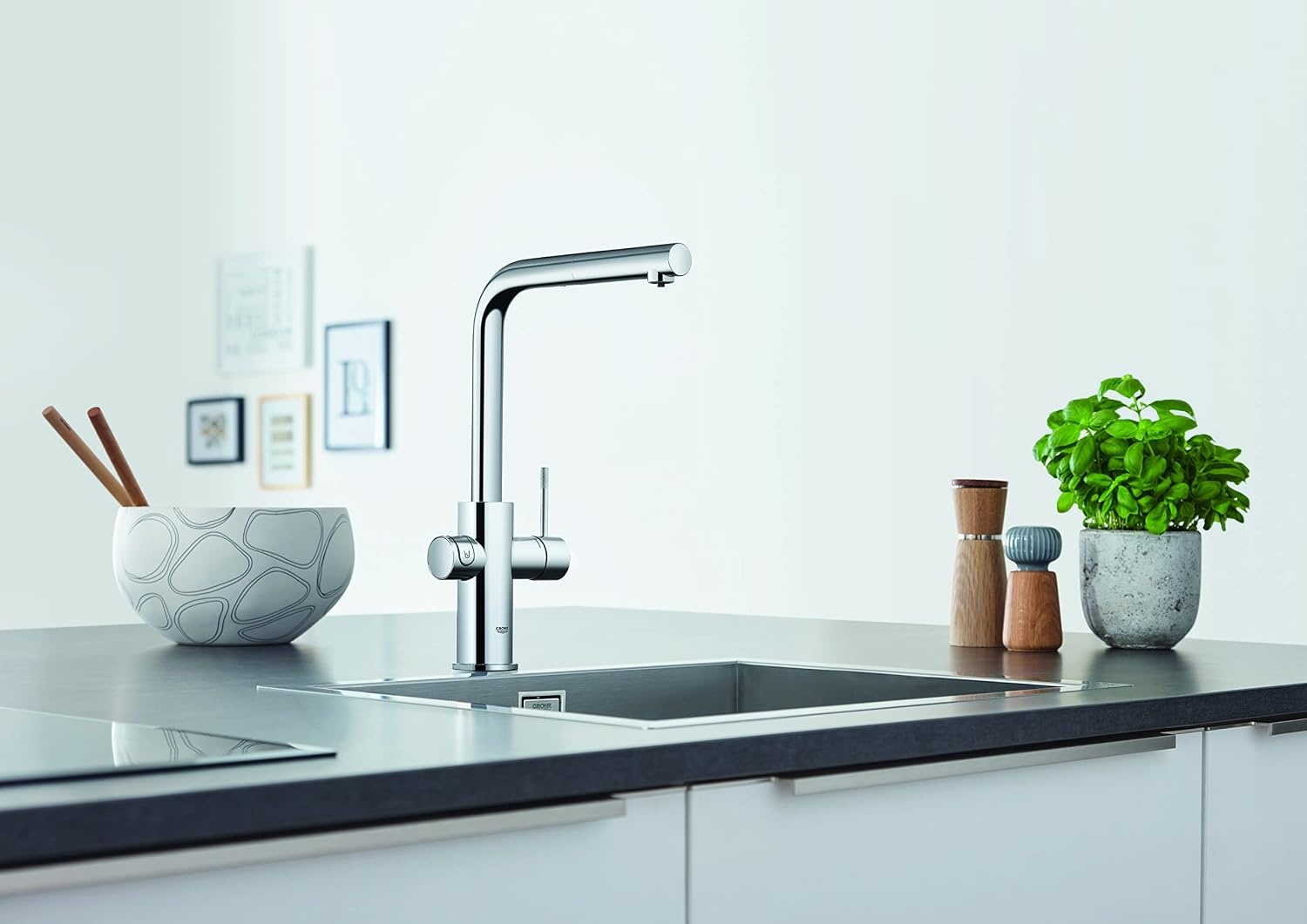 Glazen Waterkaraf 1L met RVS Deksel - 33% Korting
