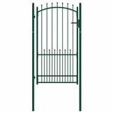 Groene Tuinhekdeur Staal 100 x 175 cm - 35% Korting