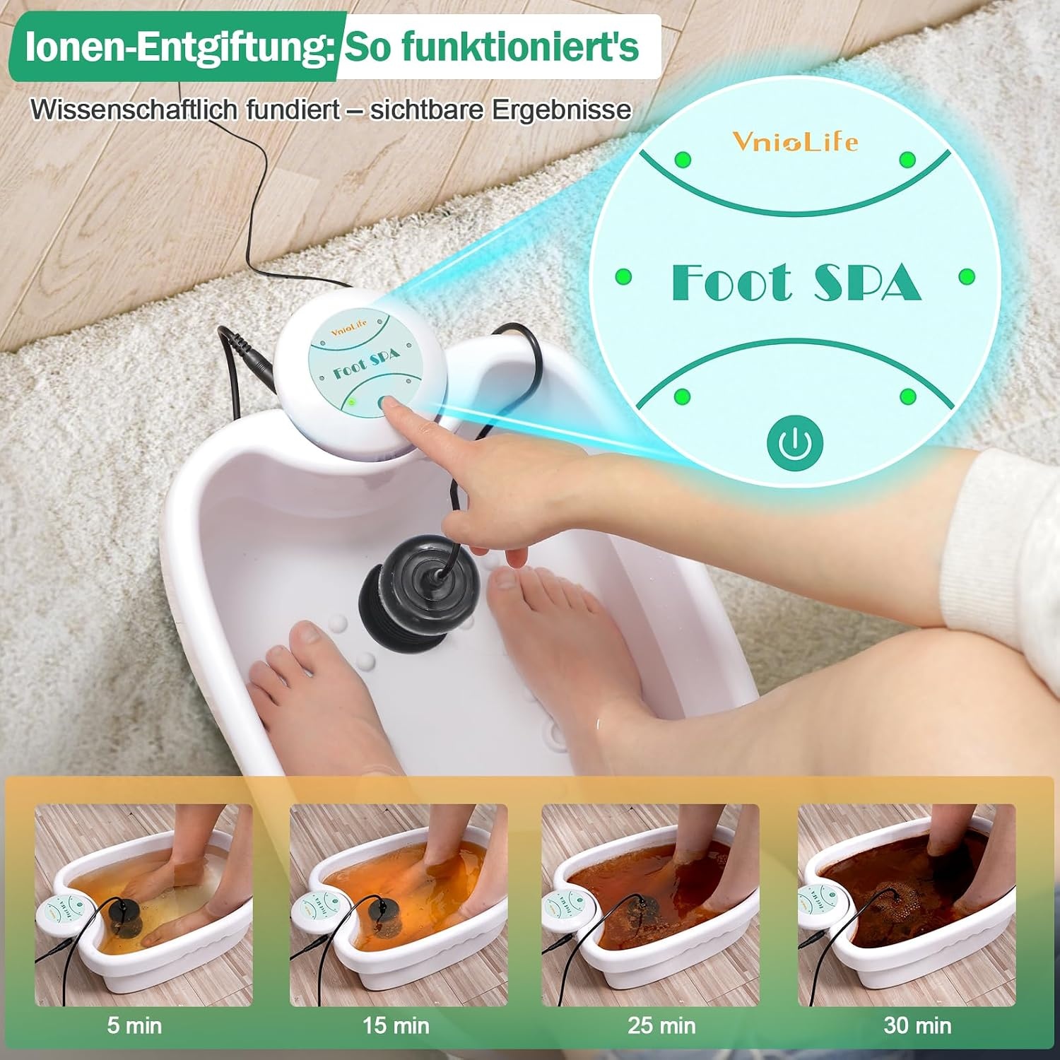 Ionen Detox Voetbadmachine met Korting - 34%