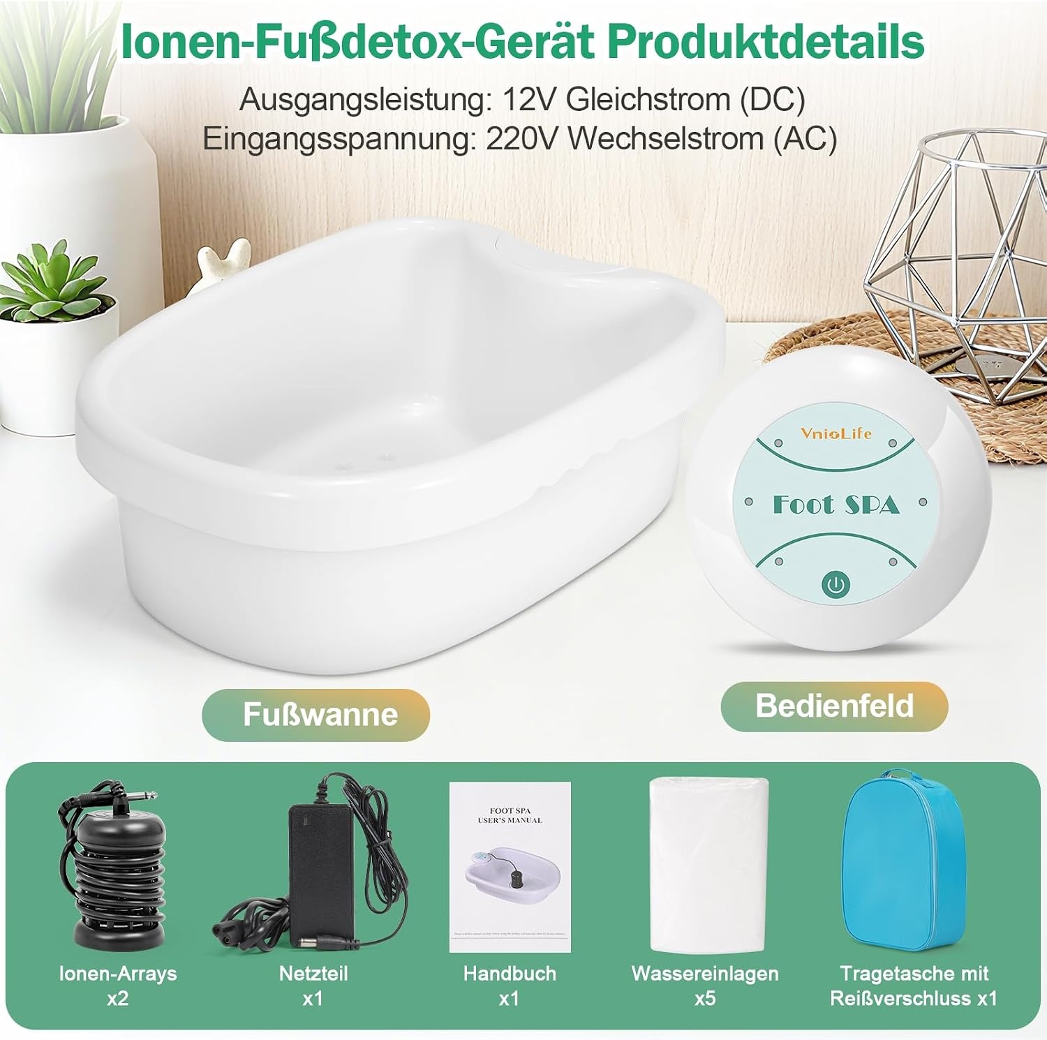 Ionen Detox Voetbadmachine met Korting - 34%