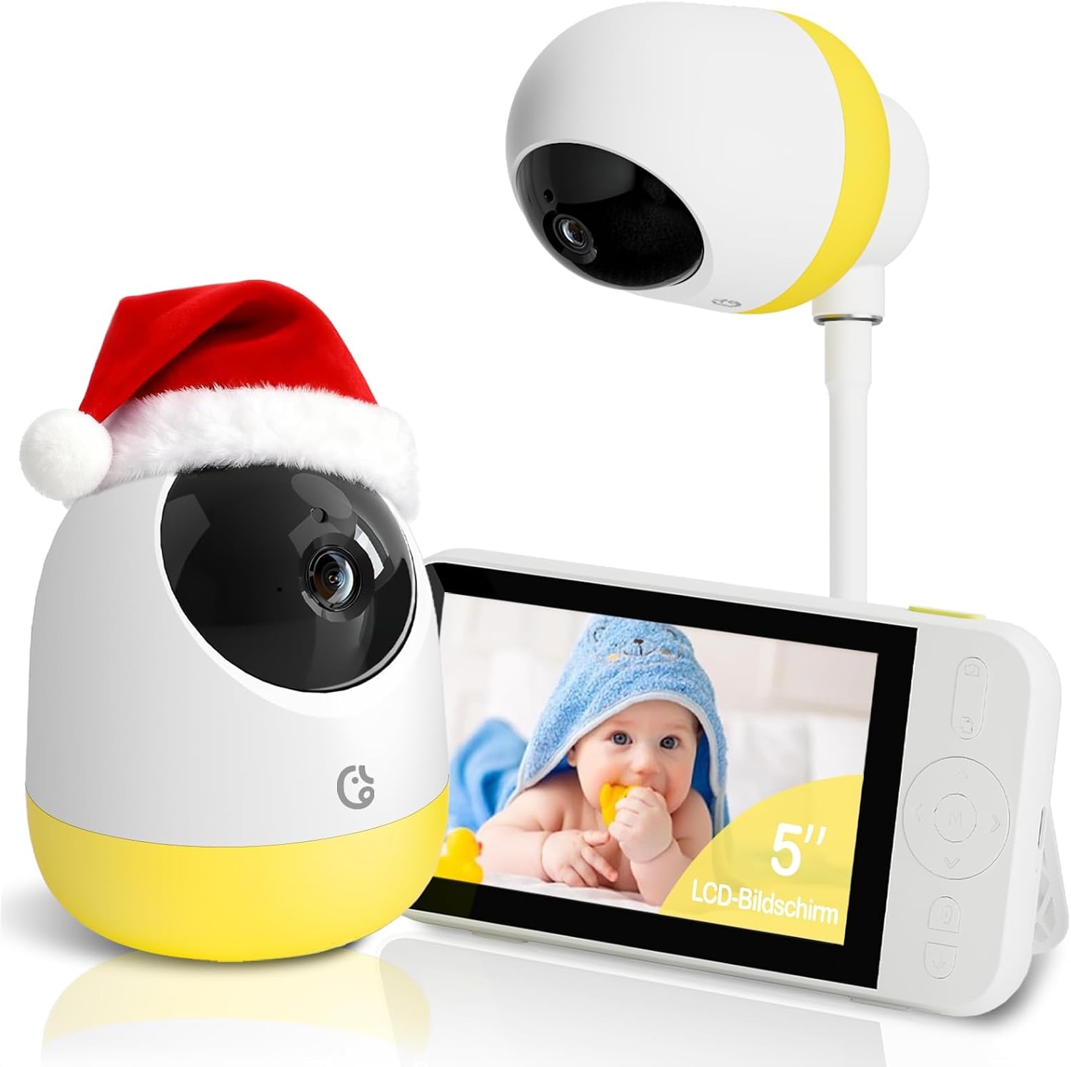 Babyfoon met Camera 2K UHD & 5" Display - 34% Korting