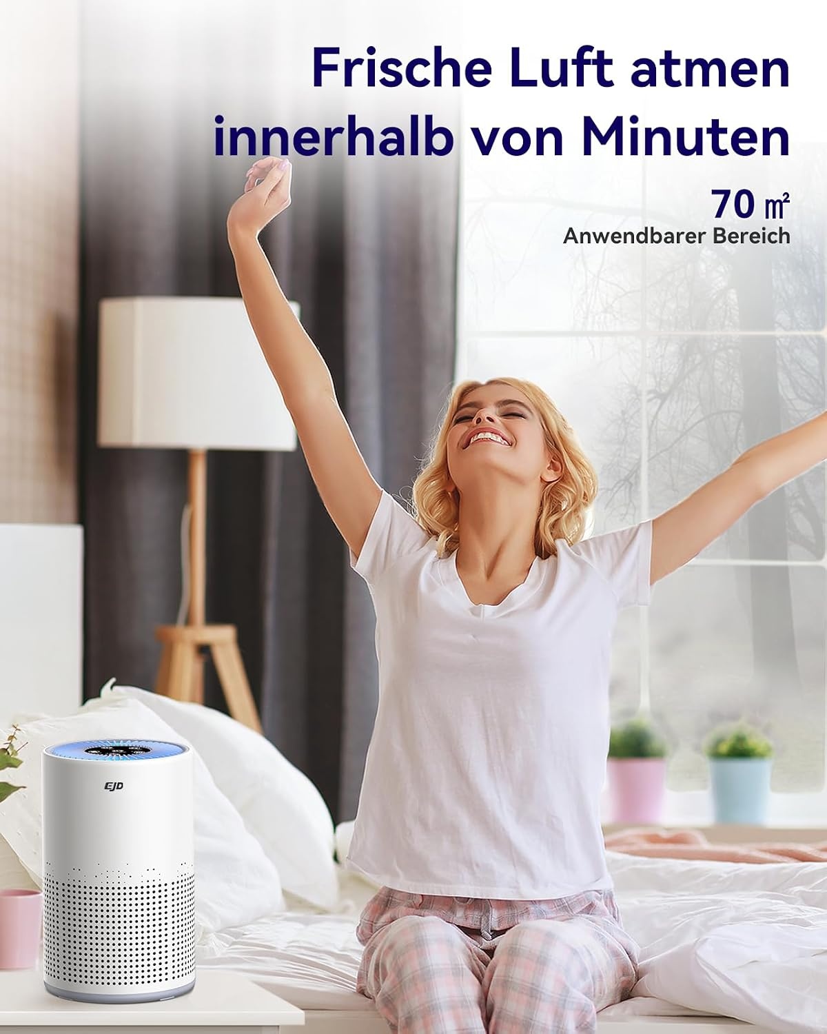 Luchtreiniger HEPA H13 | Stil 12dB Nachtmodus | 34% Korting