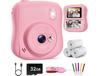 Instant Kindercamera met 14MP & 1080p Video - 57% Korting!