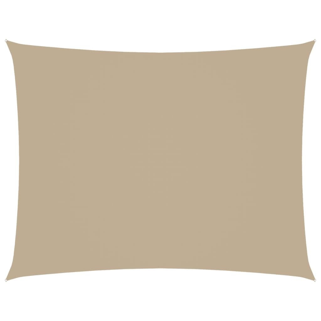 VidaXL Zonnescherm Rechthoekig 3,5x4,5m Oxford Stof Beige - 34% Korting
