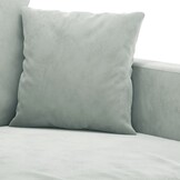 VidaXL Tweezitsbank 120 cm Fluweel Lichtgrijs - 35% Korting