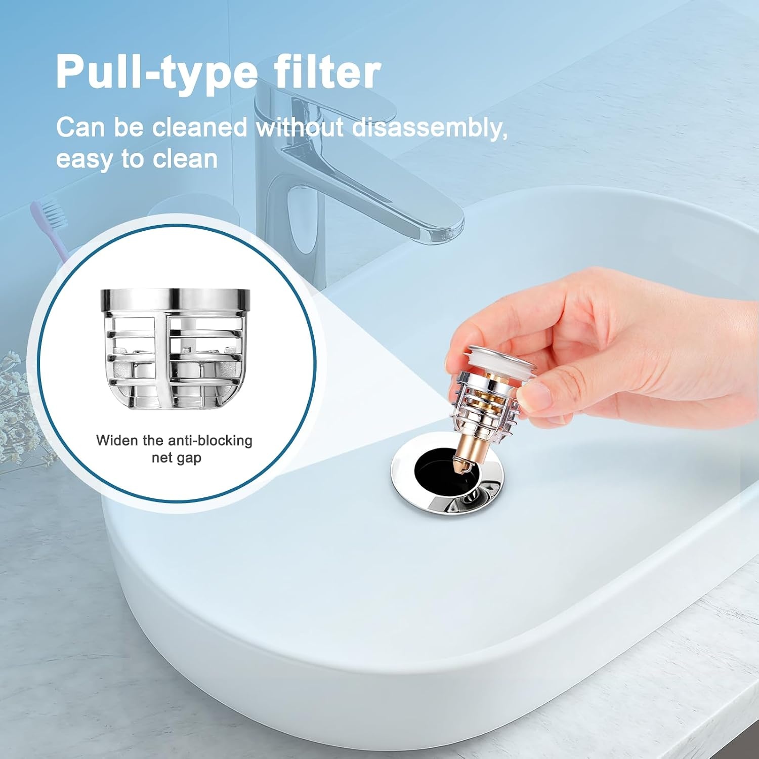 Universele Afvoerstop met Filter (2 stuks) - 34% Korting