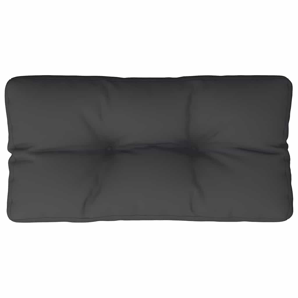 VidaXL Palletkussen Stof Zwart 80x40x12 cm - 33% Korting