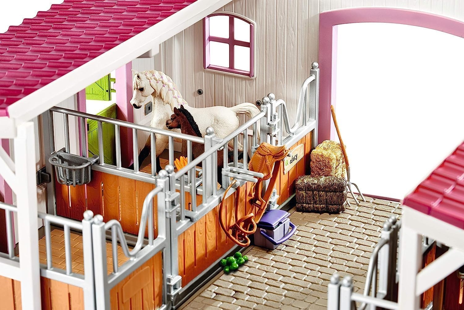 Schleich Manege Speelset met 97 Delen - Paarden & Amazone - 30% Korting!