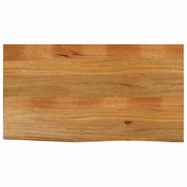 Massief Mangohouten Tafelblad met Natuurlijke Rand 120x60cm - 34% Korting