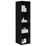 TV-meubel Zwart Eiken 37x37x142,5 cm - 34% Korting!