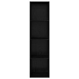 TV-meubel Zwart Eiken 37x37x142,5 cm - 34% Korting!