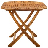 Inklapbare Tuintafel Acaciahout 160x85x75 cm - 35% Korting
