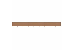 VidaXL Windscherm 9-panelen 1200x120 cm Taupe - 46% Korting!