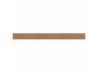 VidaXL Windscherm 9-Panels Taupe 1200x120 cm - 34% Korting!