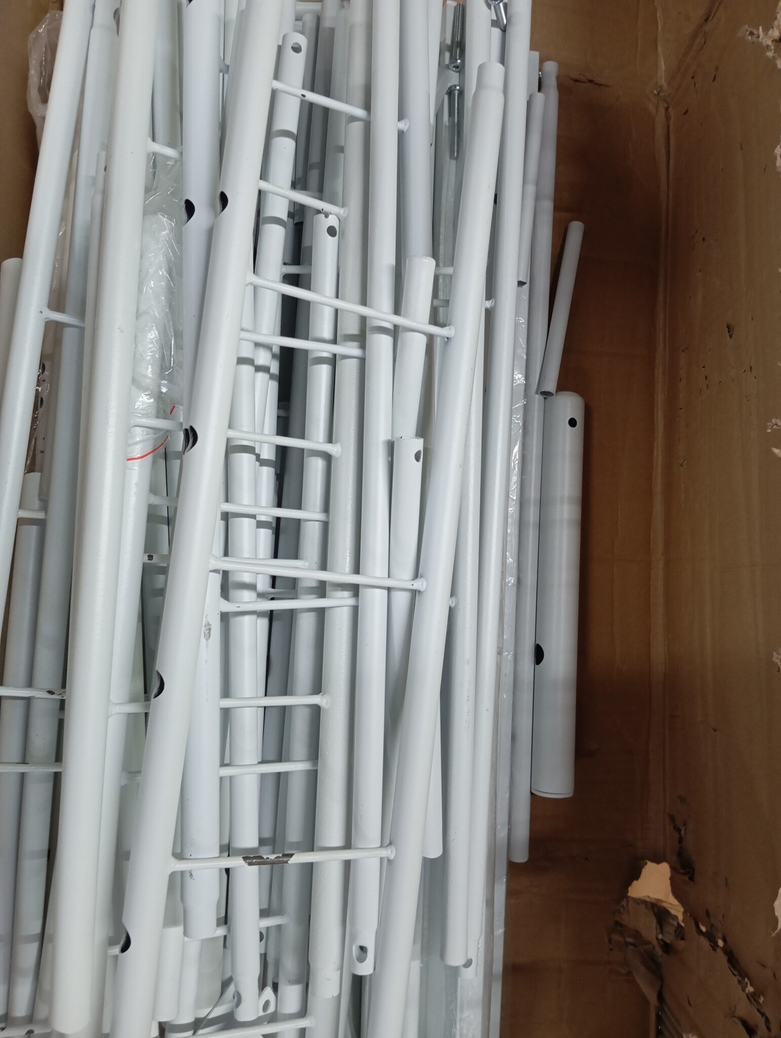 vidaXL Metalen Bedframe Wit 120x190 cm - 59% Korting
