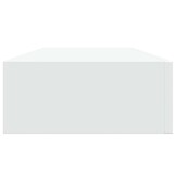 vidaXL Wandschappen met Lade (2 st) 60x23,5 cm Wit - 34% Korting