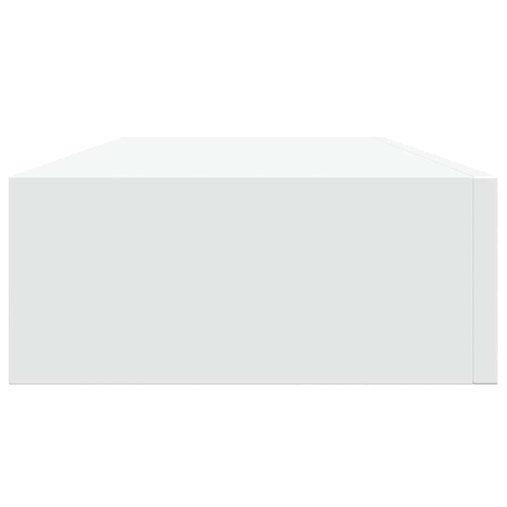 vidaXL Wandschappen met Lade (2 st) 60x23,5 cm Wit - 34% Korting