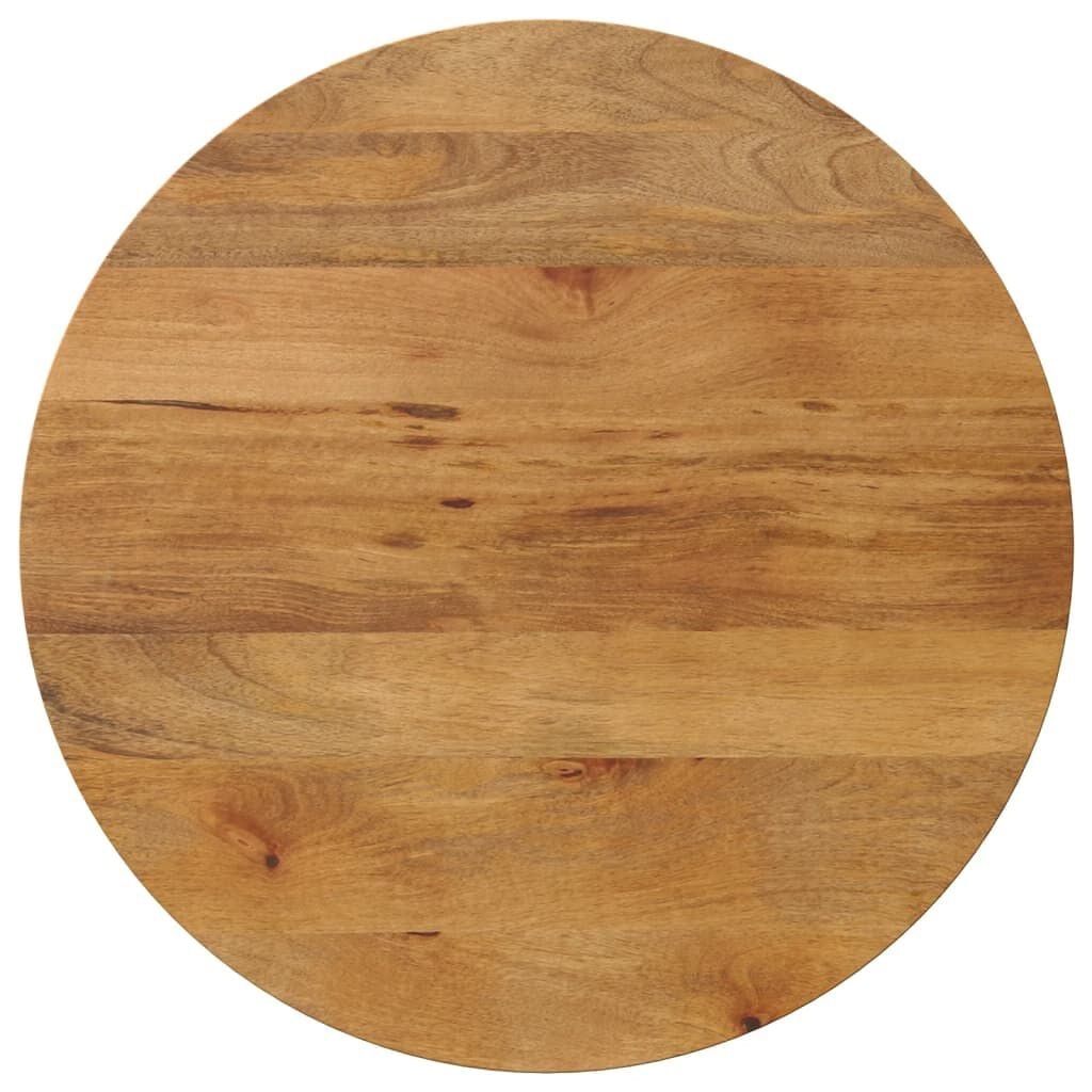 Rond Tafelblad Mangohout Eikenkleur 70x3,8 cm (35% Korting)