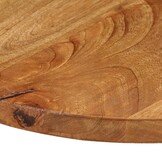Rond Tafelblad Mangohout Eikenkleur 70x3,8 cm (35% Korting)