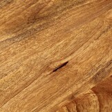 Rond Tafelblad Mangohout Eikenkleur 70x3,8 cm (35% Korting)