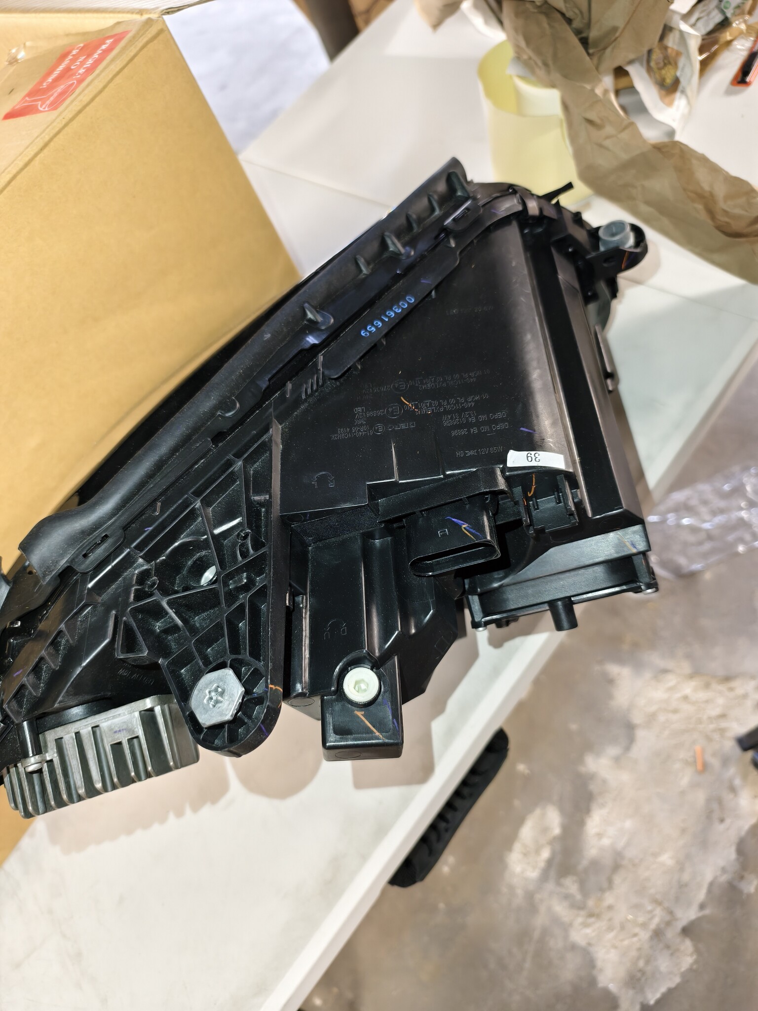Koplampen Mercedes W205 (2014-2018) Zwart - LED, 55% Korting