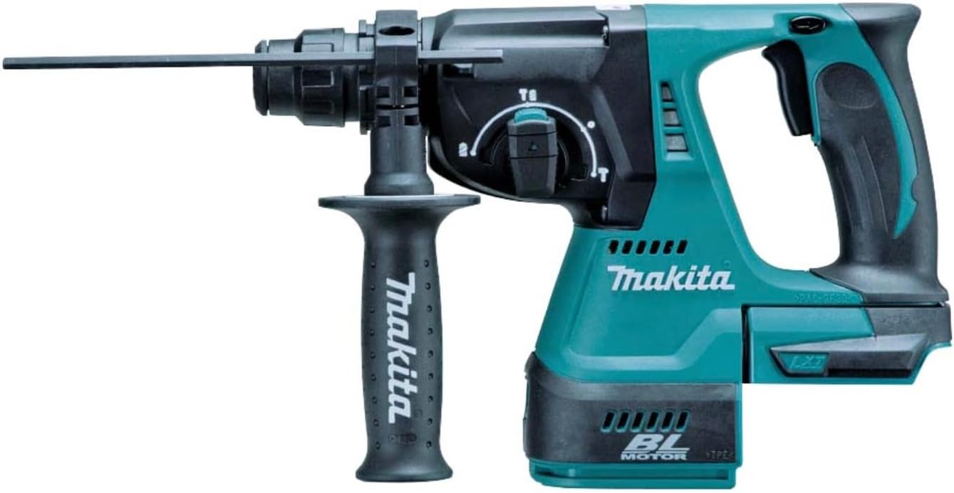 Makita Boorhamer Draadloos 18V SDS-Plus 24mm Zwart/Blauw (Behuizing) 60% Korting