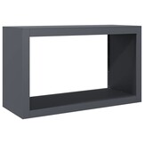 VidaXL Haardhoutrek 100x40x60 cm Antraciet - 35% Korting!