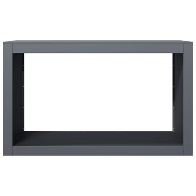 VidaXL Haardhoutrek 100x40x60 cm Antraciet - 35% Korting!