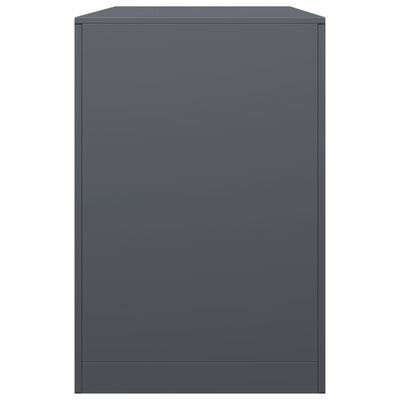 VidaXL Haardhoutrek 100x40x60 cm Antraciet - 35% Korting!