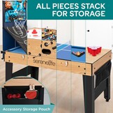 Multigame Speeltafel 6-in-1 122cm met 55% Korting | Binnen & Buiten