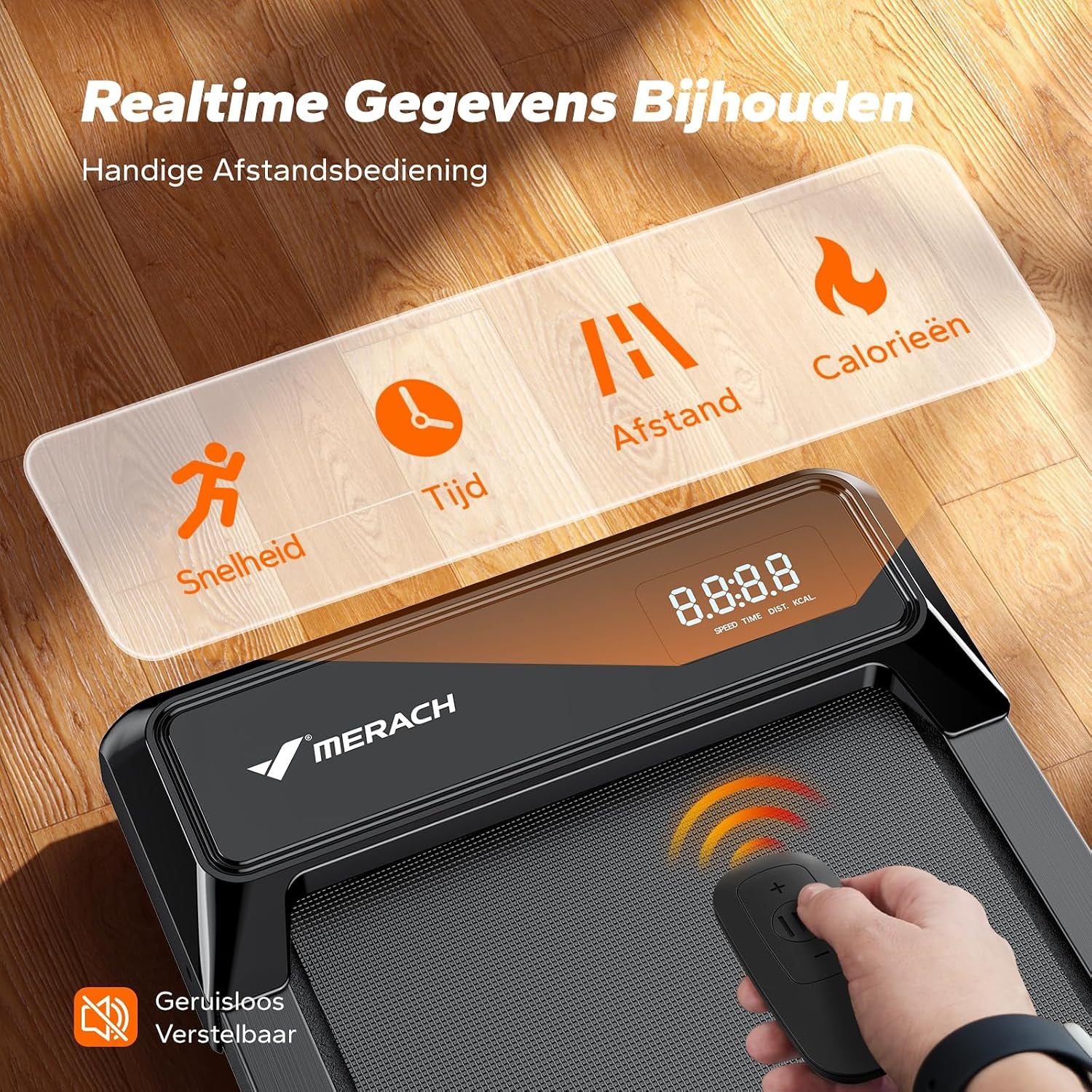 MERACH Loopband voor Thuis - 3-in-1 Loopband met App & Afstandsbediening, 35% Korting
