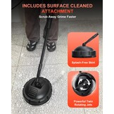 Pressure Washer Hogedrukreiniger, 160 bar voor 50 m²/u, 420 l/u, drukreiniger met 4 sproeiers, schuimsproeier, 17 m slang, sneeuwschuim-spuitpistool