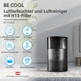 Be Cool Luchtbevochtiger 5L - Warm en Koud - Zwart