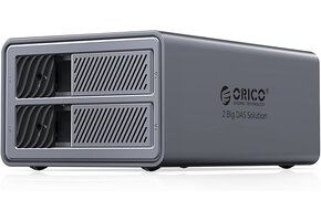 2-Bay RAID Behuizing voor 3.5" HDD - Aluminium - 44TB - USB 3.0 - 41% Korting