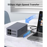 ORICO Aluminium 2 Bay RAID-behuizing, 3,5 inch HDD tot 2 x 22 TB