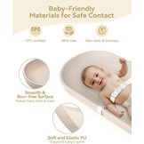 COMOMY Baby aankleedkussen voor dressoir - afveegbaar en met bevestigingsriem