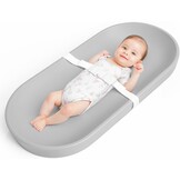 COMOMY Baby aankleedkussen voor dressoir - afveegbaar en met bevestigingsriem