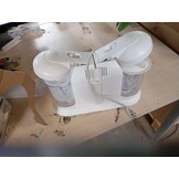 BÉABA, Babycook Duo, 4-in-1 babyrobot, mixer-koker, snel stomen, 15 min, voedseldiversificatie, kleine zelfgemaakte babypotten, XXL-inhoud 2200 ml, donkergrijs