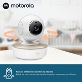 Motorola Nursery Babyfoon met Camera - Baby Monitor VM50G - Baby Camera met Kleuren Display, Tweeweg Communicatie en Infrarood Nachtvisie - 300M Bereik - Inzoomen, Kantelen en Draaien
