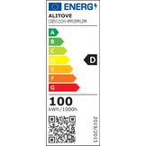 ALITOVE Ledstrip, 20 m, koudwit, 6000 K, COB ledstrip, buiten, waterdicht, 230 V, directe aansluiting met schakelaar, voor slaapkamer, tuin, terras, doe-het-zelfverlichting en woondecoratie