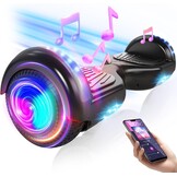 SISIGAD 6.5 inch Overboard Hoverboard with LED/Bluetooth, Skateboard, Hoverboard, Kids Gift