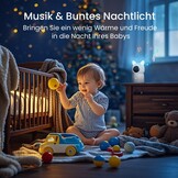 CZEview BM6 Babyfoon met 2K Camera en 5,5 Inch Scherm - Blauw