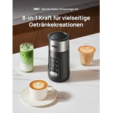 Elektrische Melkopschuimer Zwart | 8-in-1 | 435ml | 53% Korting