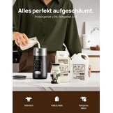Elektrische Melkopschuimer Zwart | 8-in-1 | 435ml | 53% Korting