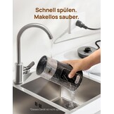 Elektrische Melkopschuimer Zwart | 8-in-1 | 435ml | 53% Korting