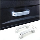2x Aluminium Zilveren Deurgreep Land Rover Defender 110/90/130 (29% Korting)
