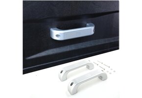 2x Aluminium Zilveren Deurgreep Land Rover Defender 110/90/130 (29% Korting)