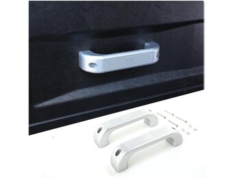 2x Aluminium Zilveren Deurgreep Land Rover Defender 110/90/130 (29% Korting)